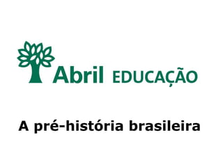 A pré-história brasileira
 