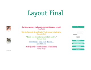Layout Final
 
