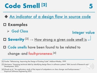 A preliminary study on using code smells to improve bug localization | PPT