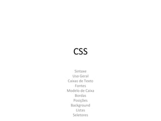 Aprenda HTML e CSS | PPT
