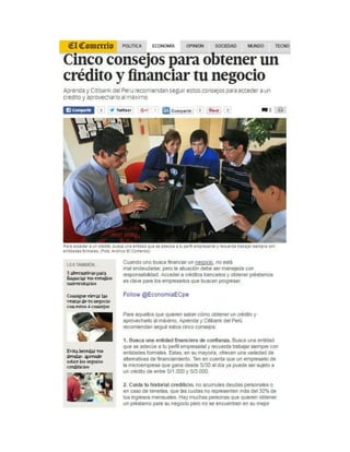Diario El Comercio - Agosto 2016