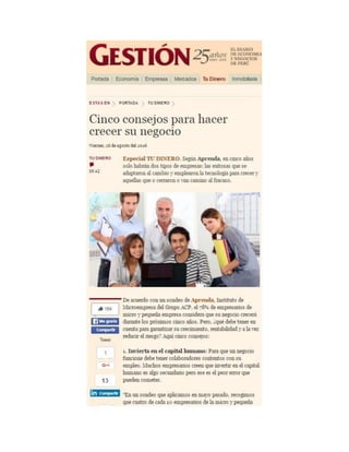 Diario Gestión - Agosto 2016
