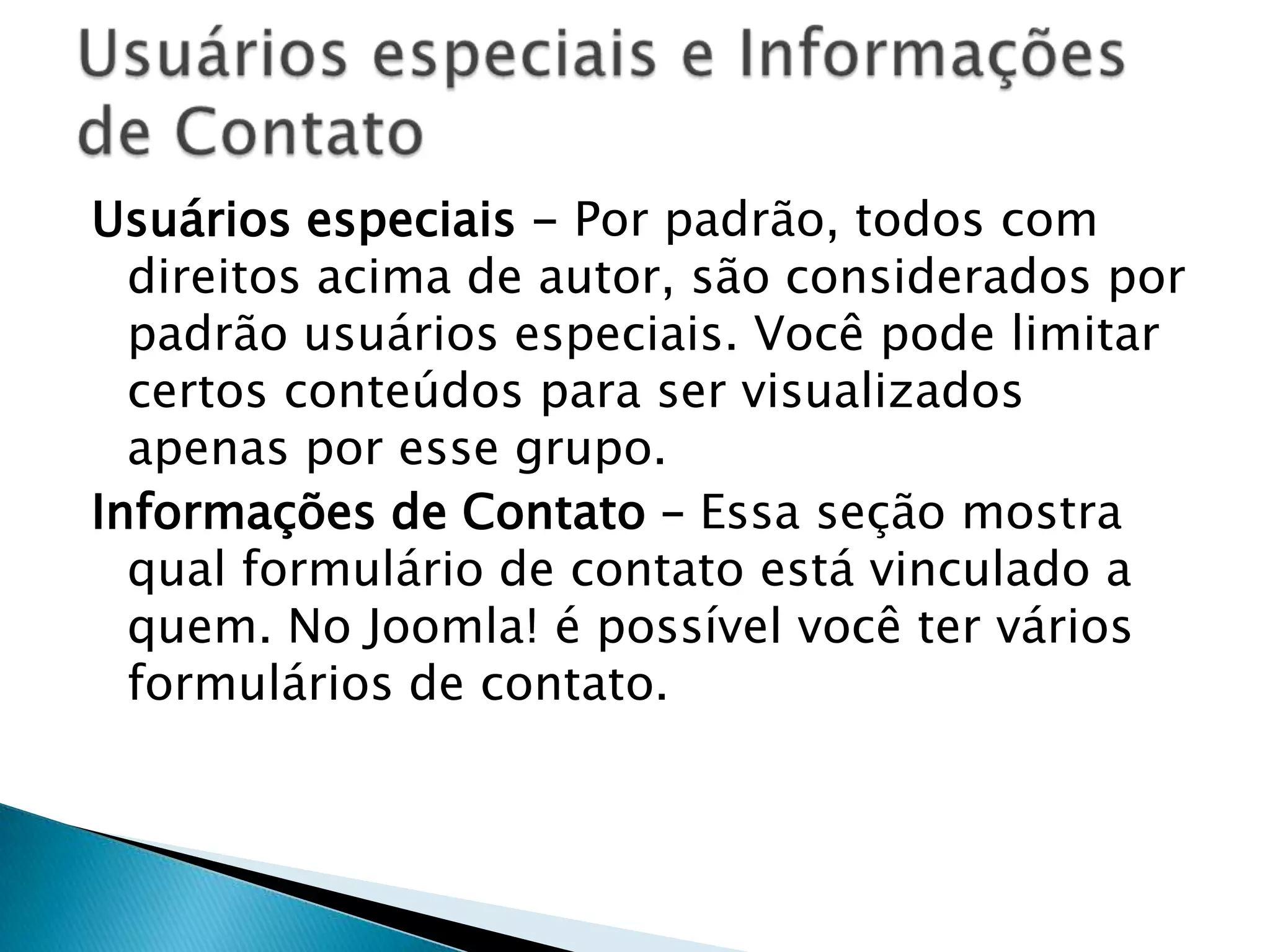 O que é CMS?CMS ou Content Management System, é um programa desenvolvido para facilitar a gestão de um conteúdo (dados)
