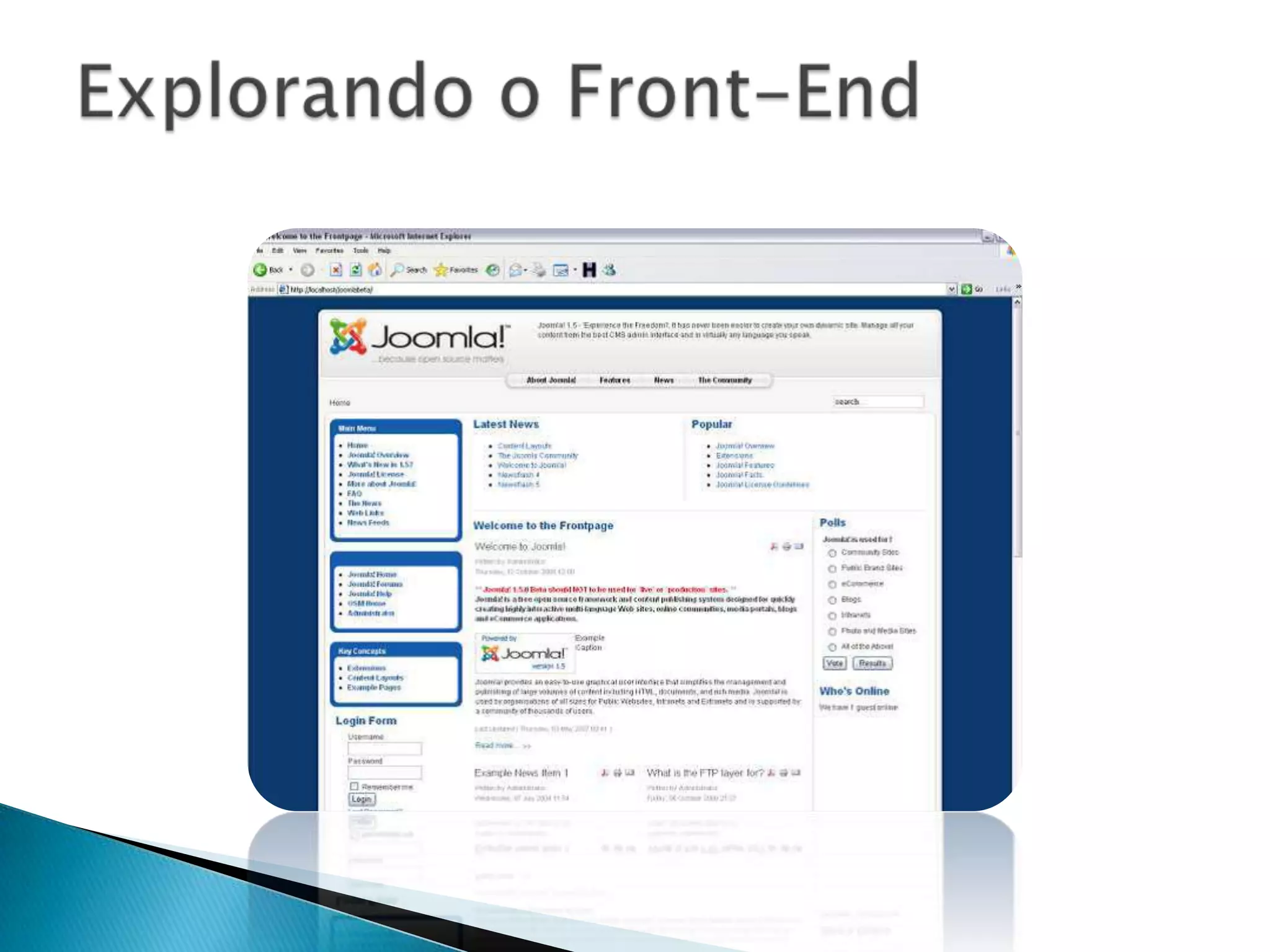 ComponentesTemplatesMódulosPlug-insExtensões
