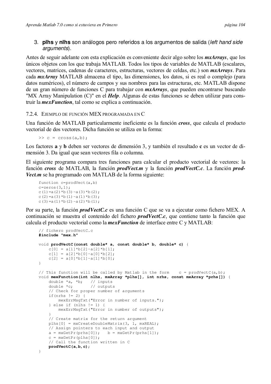 Aprenda Matlab Como Si Estuviera En Primero