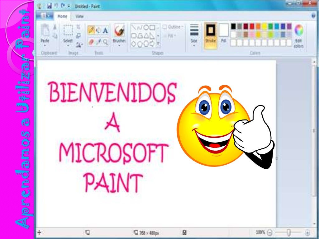 Herramienta Microsoft PAINT.