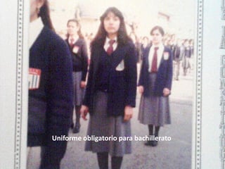 Uniforme obligatorio para bachillerato
 