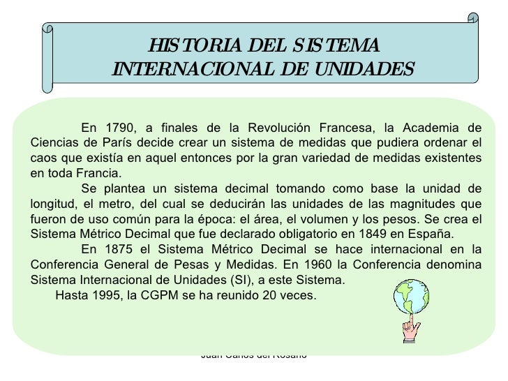 Historia del sistema internacional de unidades pdf
