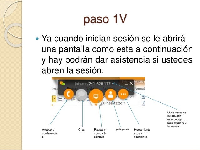 paso 1V 
 Ya cuando inician sesión se le abrirá 
una pantalla como esta a continuación 
y hay podrán dar asistencia si us...