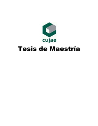 Tesis de Maestría

 