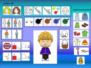 ¿Cómo es? 
¿Qué lleva puesto? 
 