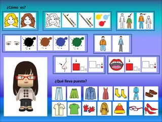 ¿Cómo es? 
¿Qué lleva puesto? 
 