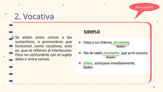 REGLAS DE ORTOGRAFÍA DE LA COMA Y SUS TIPOS .pptx