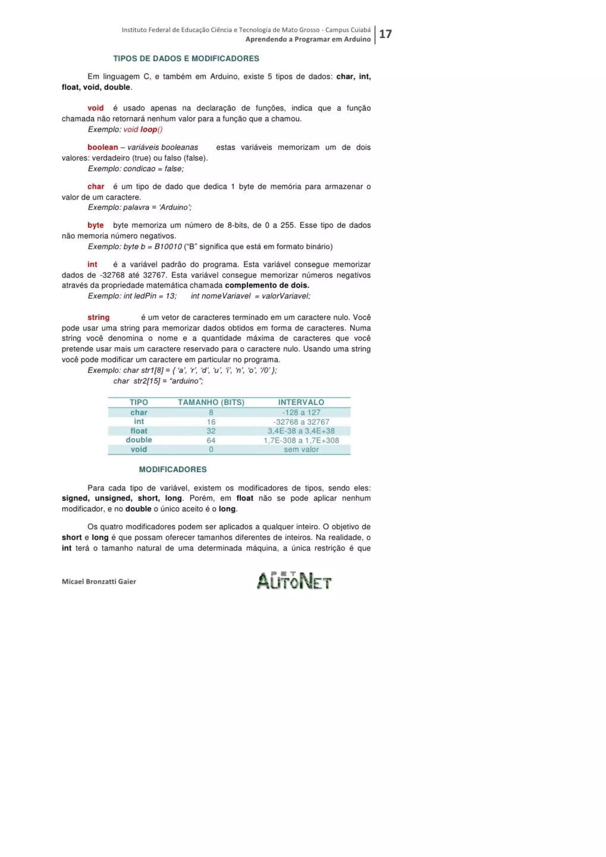 Aprendendo a programar em arduino