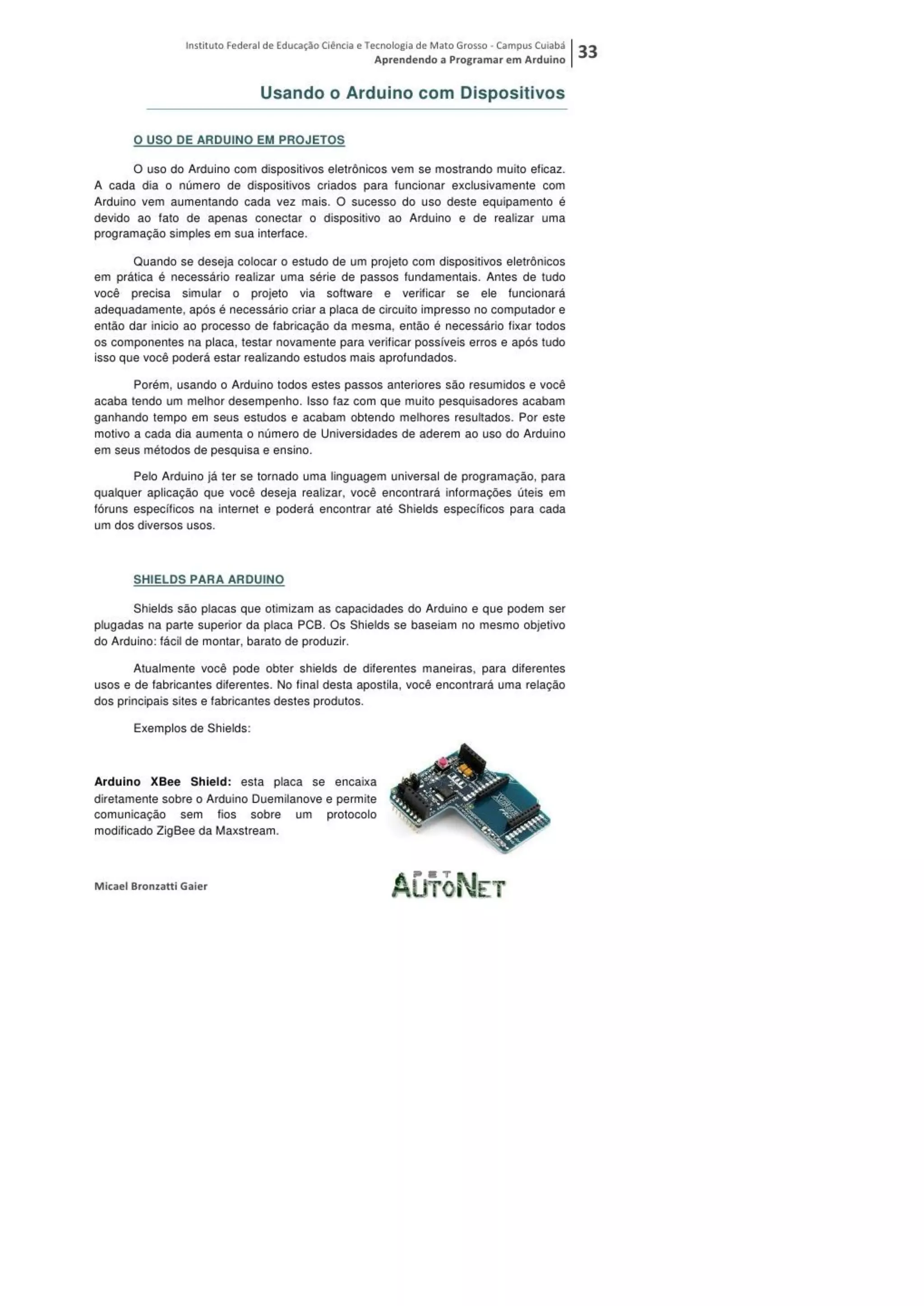 Aprendendo a programar em arduino