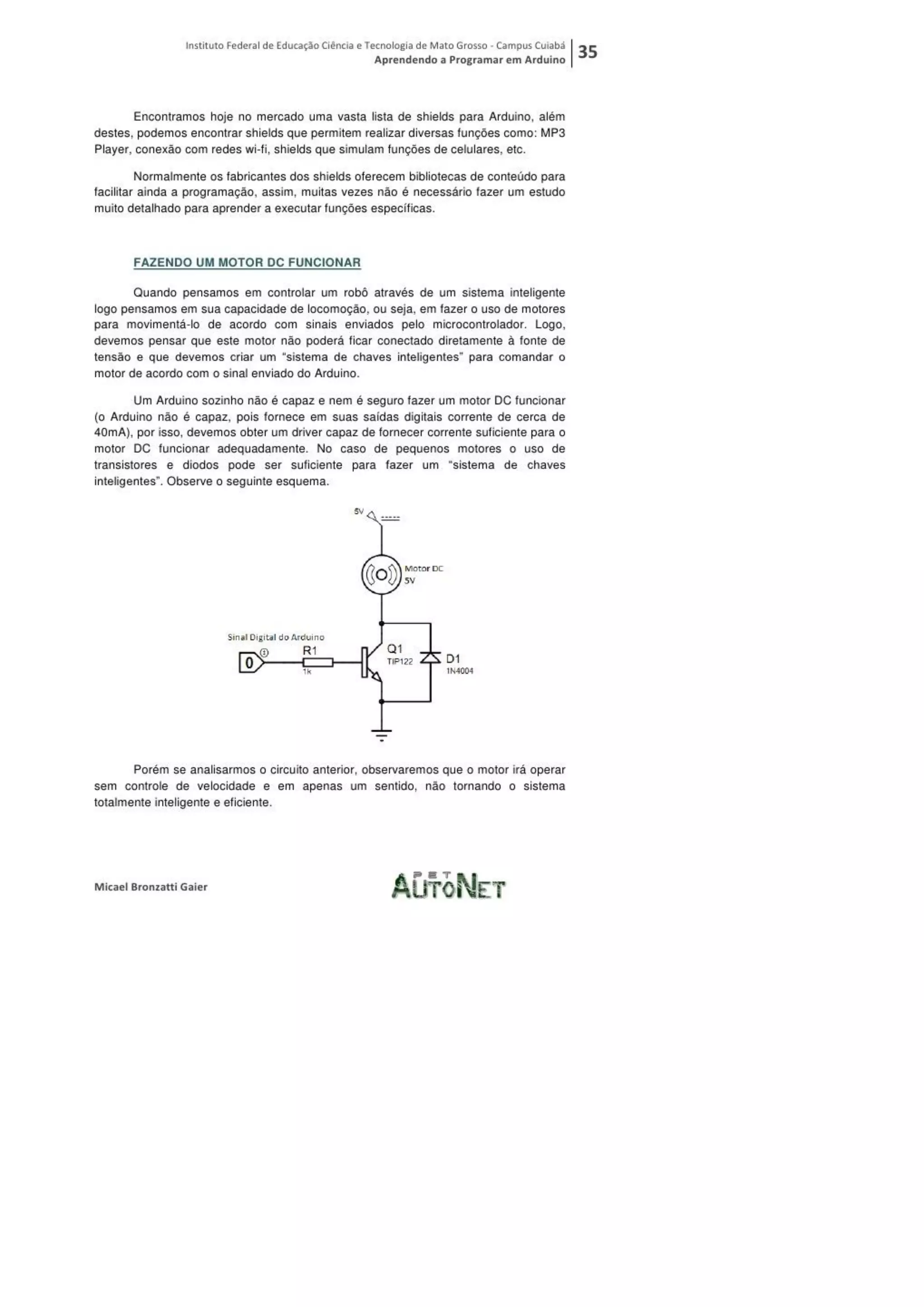 Aprendendo a programar em arduino