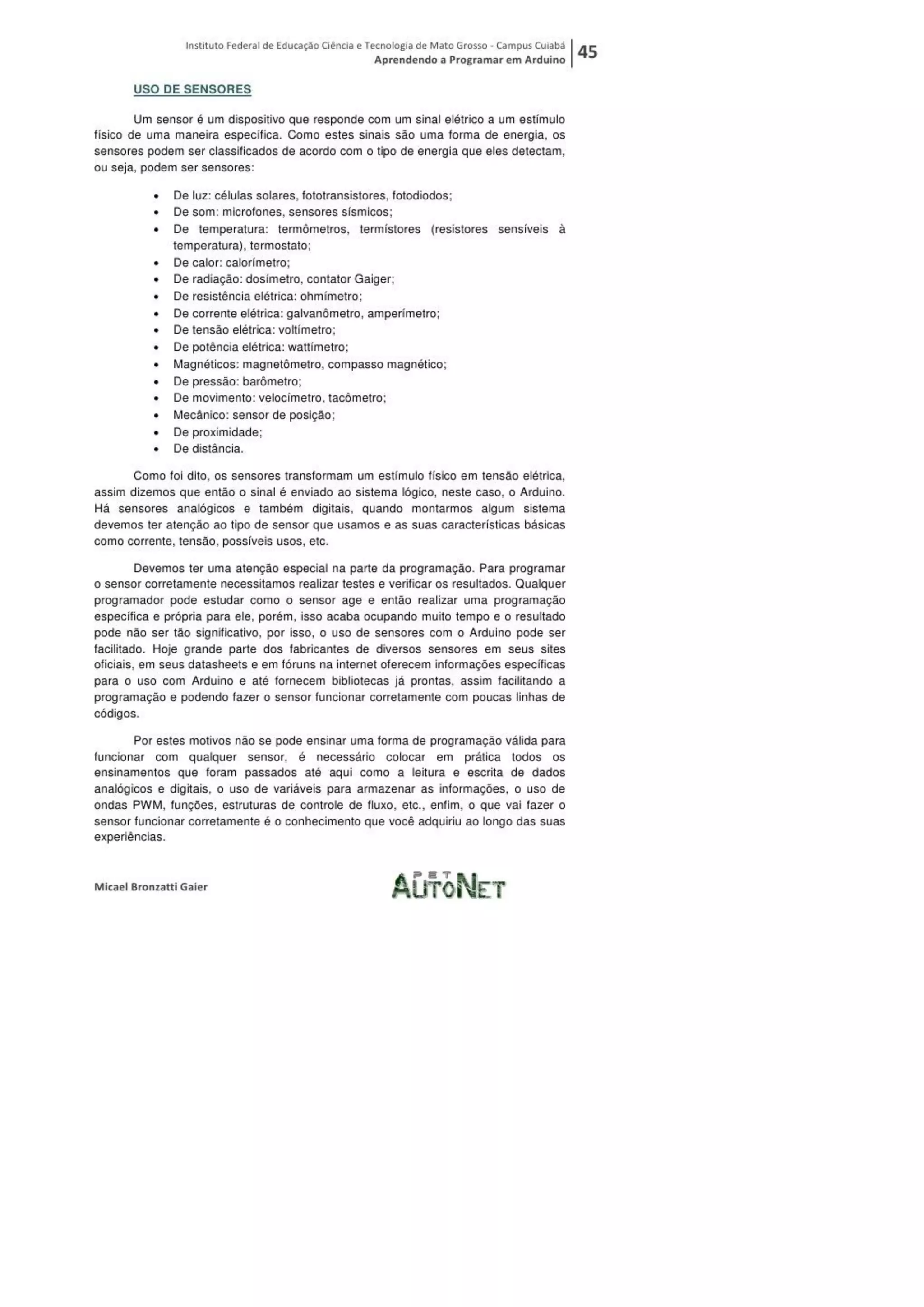 Aprendendo a programar em arduino