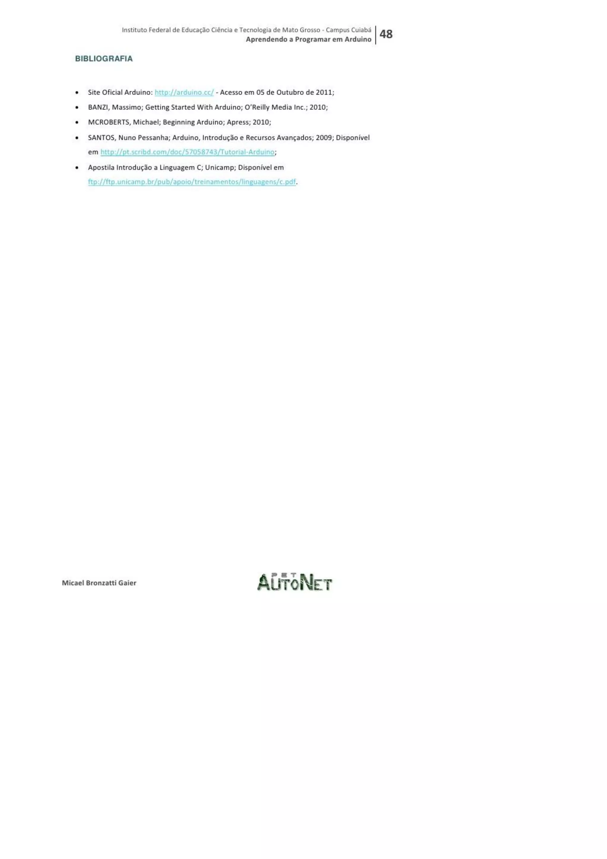 Aprendendo a programar em arduino