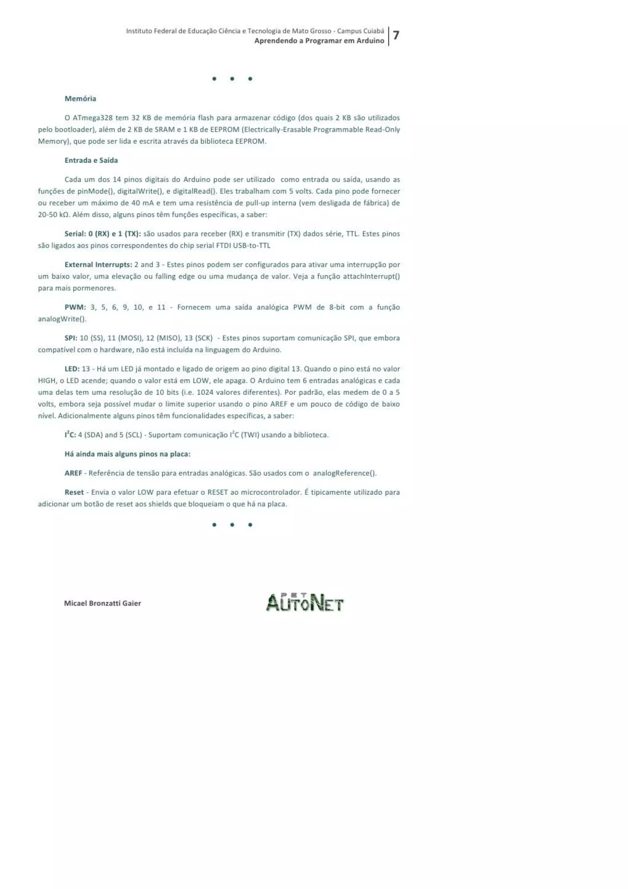 Aprendendo a programar em arduino