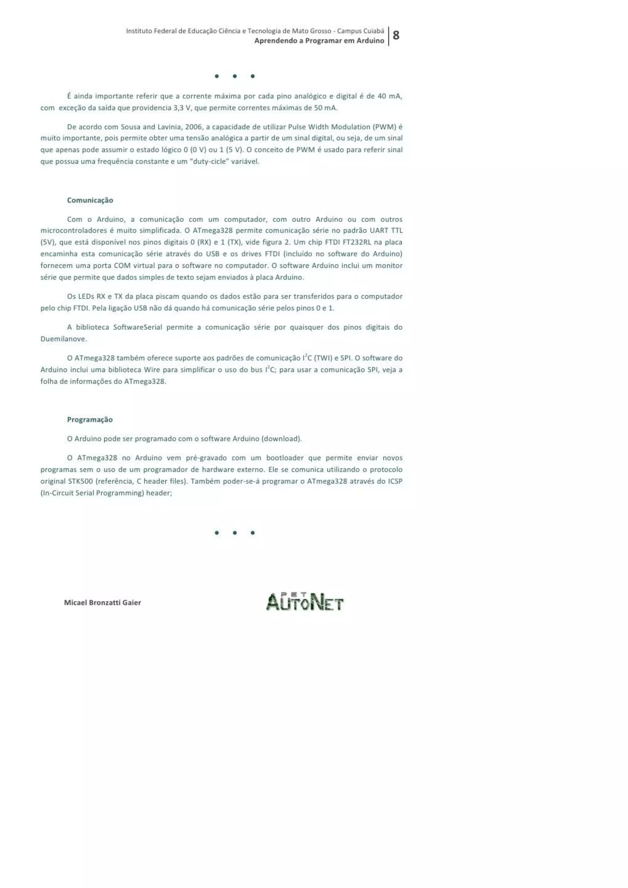 Aprendendo a programar em arduino