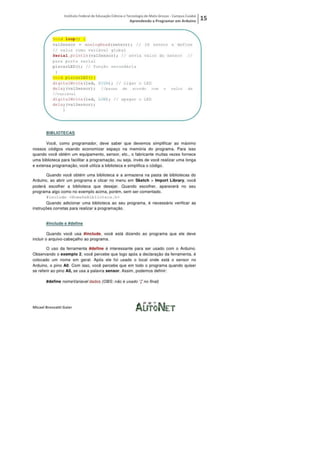 Aprendendo a programar em arduino