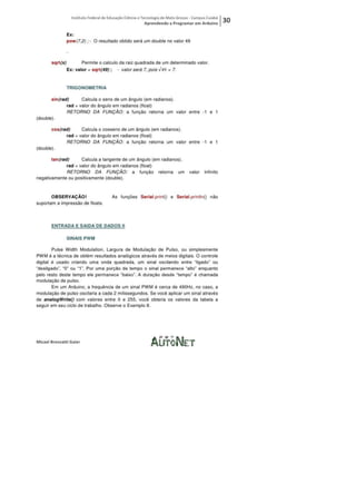 Aprendendo a programar em arduino