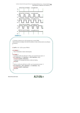 Aprendendo a programar em arduino