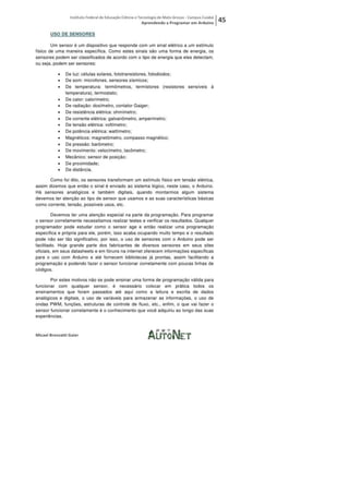 Aprendendo a programar em arduino