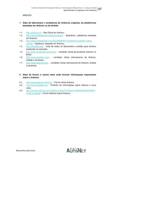 Aprendendo a programar em arduino