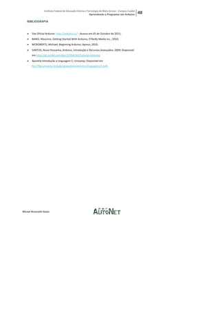 Aprendendo a programar em arduino