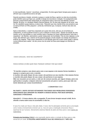 Aprendendo a ser marido amante