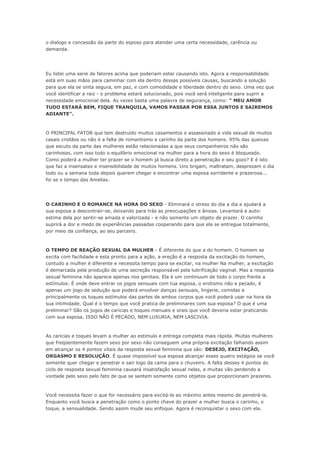 Aprendendo a ser marido amante