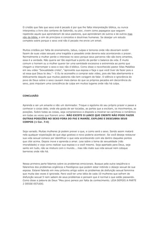 Aprendendo a ser marido amante