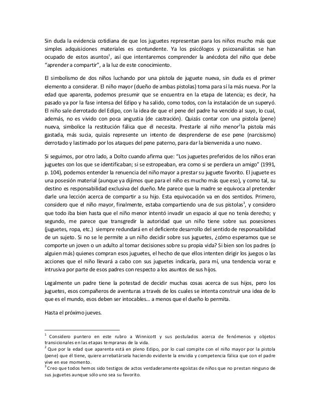 Aprender a compartir (ii de ii) (6 de noviembre de 2013)