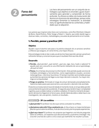 Aprender a pensar | PDF