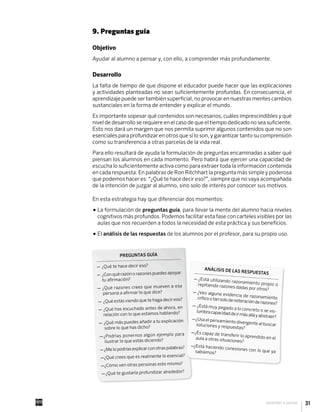 Aprender a pensar | PDF