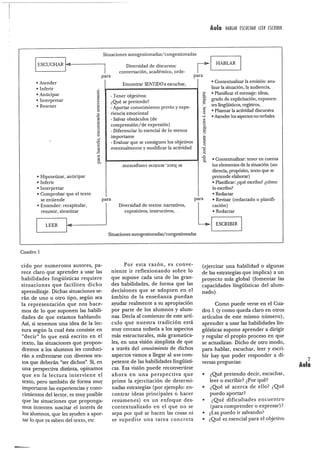 Aprender a usar la lengua 