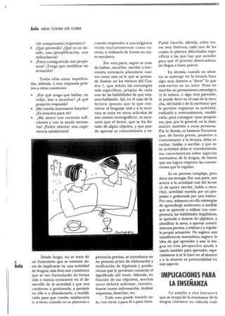 Aprender a usar la lengua 