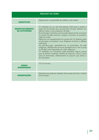 61
Anexo 8
Orientação espacial
Ficha 1
Casa
Flores
Banco Árvore
Posição 4
Posição 3
Posição 2
Posição 1
Inserir quatro figuras humanas, direccionadas em quatro posições - esquerda 1,
frente 2, direita 3 e de trás 4.
 