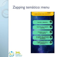 Zapping temático: menu
 