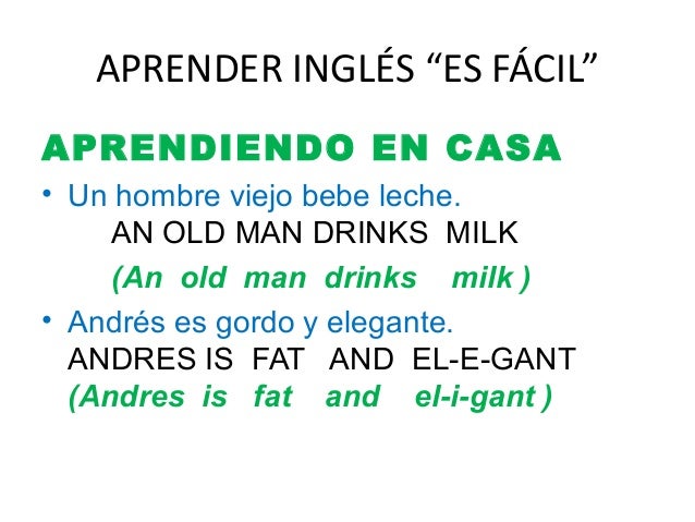Aprender Inglés Unidad 2