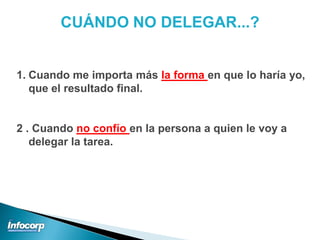 Aprendiendo a Delegar