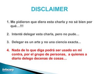 Aprendiendo a Delegar