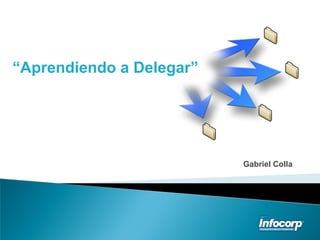 “Aprendiendo a Delegar”




                          Gabriel Colla