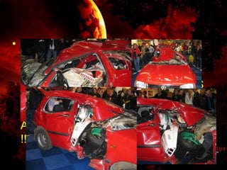 TAMBIEN PODEMOS PROVAR CON LAS MOTOS , QUE TAL SI FRENAMOS UNA A 250 KM-H , DIFICIL!!!!!!!!!!! , Y SI LO HACEMOS CONTRA UN GOLF 2 !!!!!!!!!!!!!!!!!!!!!! , ACOJONANTE!!!!!!!!!!!!!!!!!!!!!!!!!!!!!!!!!!!!!!!!!!!!!!!!!! 