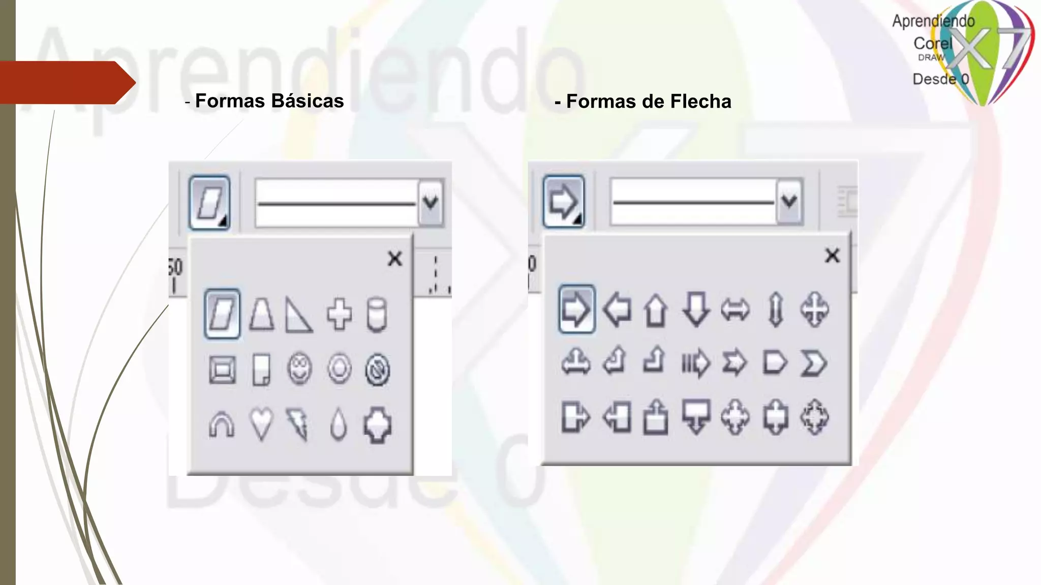 - Formas Básicas - Formas de Flecha
 