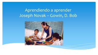 Aprendiendo a aprender
Joseph Novak – Gowin, D. Bob

 