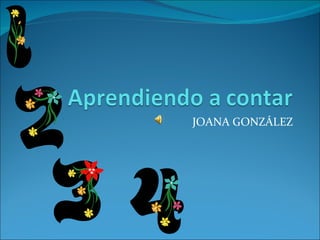 JOANA GONZÁLEZ 
