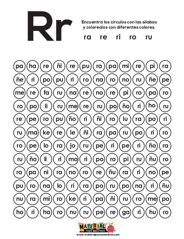 Aprendiendo A Leer 06 Ra Re Ri Ro Ru Digital Aprendiendo A Leer 06 Ra Re Ri Ro Ru Digital