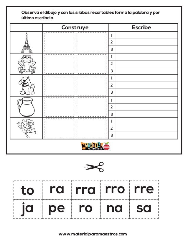 Aprendiendo A Leer 06 Ra Re Ri Ro Ru Digital